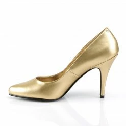 Pleaser VANITY-420 - Gold Faux Leather