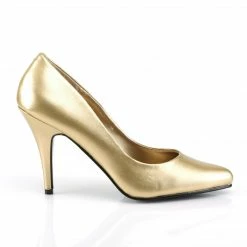 Pleaser VANITY-420 - Gold Faux Leather