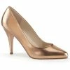 Pleaser VANITY-420 - Rose Gold Metallic Pu