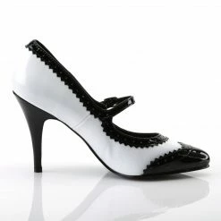 Pleaser VANITY-442 - Blk-Wht Pat 11 Pleaser VANITY-442 - Blk-Wht Pat