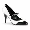 Pleaser VANITY-442 - Blk-Wht Pat 2 Pleaser VANITY-442 - Blk-Wht Pat