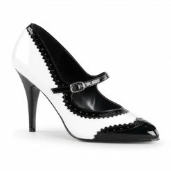 Pleaser VANITY-442 - Blk-Wht Pat