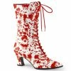 Funtasma Costume & Theme VICTORIAN-120BL - Wht-Red Pat
