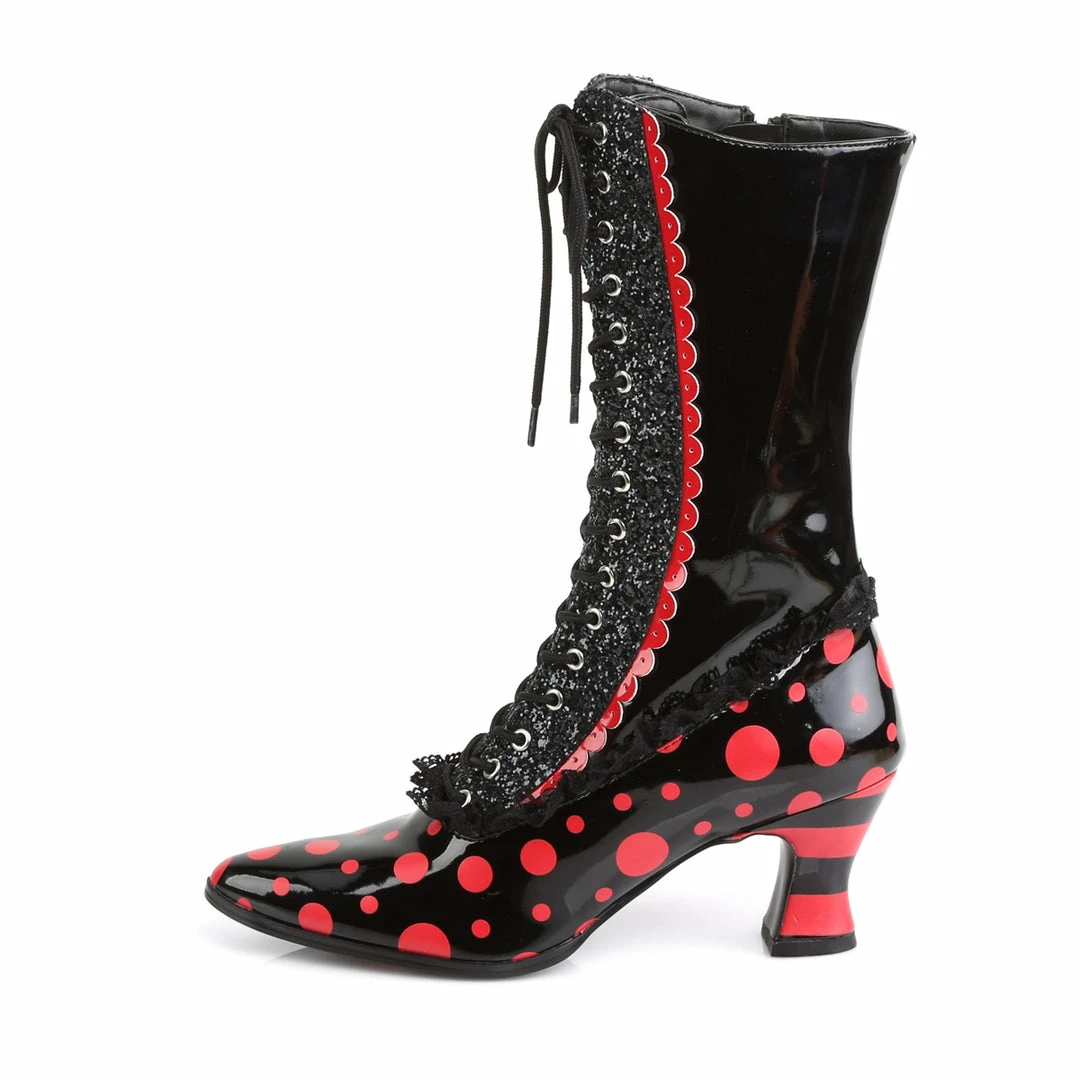 Funtasma VICTORIAN-122 - Blk-Red Pat Costume & Theme 5 Funtasma VICTORIAN-122 - Blk-Red Pat Costume & Theme