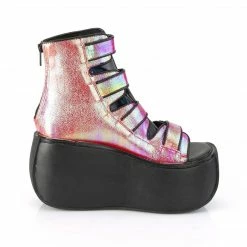Demonia VIOLET-150 - Pink-Green Iridescent Vegan Leather-Hologram 11 Demonia VIOLET-150 - Pink-Green Iridescent Vegan Leather-Hologram