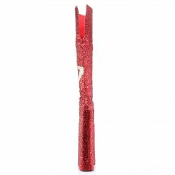 Pleaser Pink Label VIVACIOUS-3016 - Red-Gold Glitter 9 Pleaser Pink Label VIVACIOUS-3016 - Red-Gold Glitter