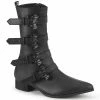 Demonia Punk & Goth WARLOCK-110-B - Blk Vegan Leather
