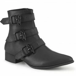 Demonia WARLOCK-50-C - Blk Vegan Leather