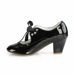 Pin Up Couture Vintage & Retro WIGGLE-32 - Blk Pat