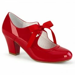 Pin Up Couture WIGGLE-32 - Red Pat Vintage & Retro