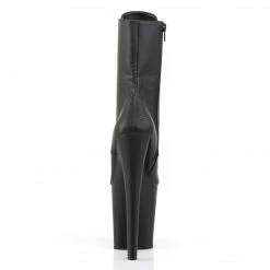Pleaser Exotic Dancing XTREME-1020 - Blk Faux Leather/Blk Matte