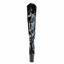 Pleaser XTREME-3010 - Blk Pat/Blk Exotic Dancing