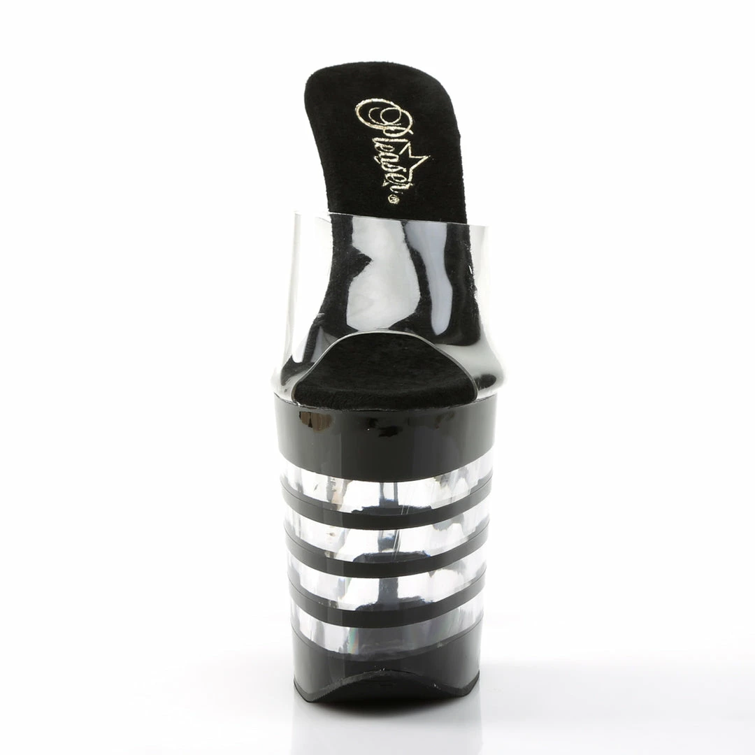 Pleaser XTREME-801LN - Clr/Blk Exotic Dancing 4 Pleaser XTREME-801LN - Clr/Blk Exotic Dancing