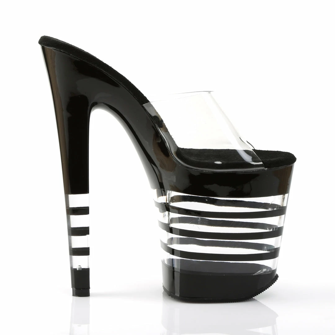 Pleaser XTREME-801LN - Clr/Blk Exotic Dancing 7 Pleaser XTREME-801LN - Clr/Blk Exotic Dancing