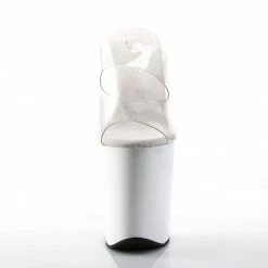 Pleaser XTREME-802 - Clr/Wht