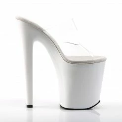 Pleaser XTREME-802 - Clr/Wht