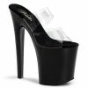 Pleaser XTREME-802 - Clr/Blk 1 Pleaser XTREME-802 - Clr/Blk