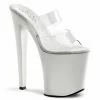 Pleaser XTREME-802 - Clr/Wht