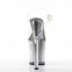 Pleaser Exotic Dancing XTREME-808G - Clr/Slv Gltr