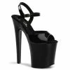 Pleaser XTREME-809 - Blk Pat/Blk