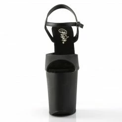 Pleaser XTREME-809 - Blk Faux Leather/Blk Matte