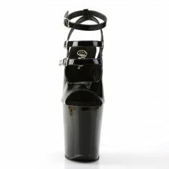 Pleaser XTREME-873 - Blk Pat/Blk Exotic Dancing