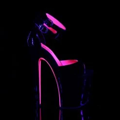 Pleaser XTREME-875TT - Blk Pat-Neon H. Pink/Blk 11 Pleaser XTREME-875TT - Blk Pat-Neon H. Pink/Blk